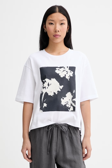 Marc O'Polo T-shirt damski bawełniany biały 5000014124