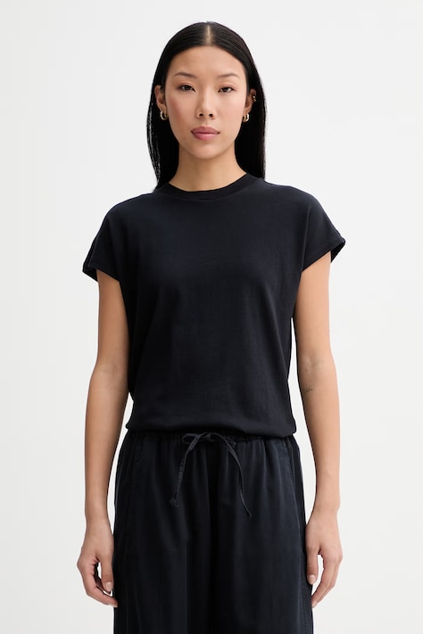 Marc O'Polo t-shirt γυναικείο βαμβακερό σκούρο μπλε 5000014193