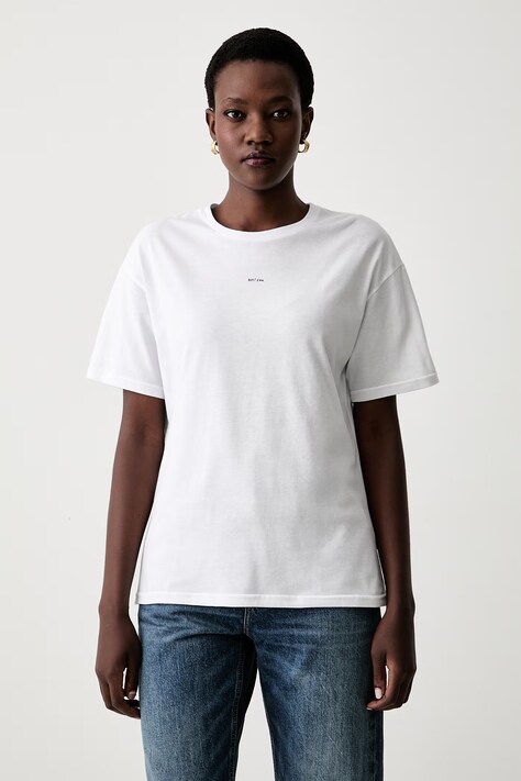 Muuv T-shirt damski bawełniany biały