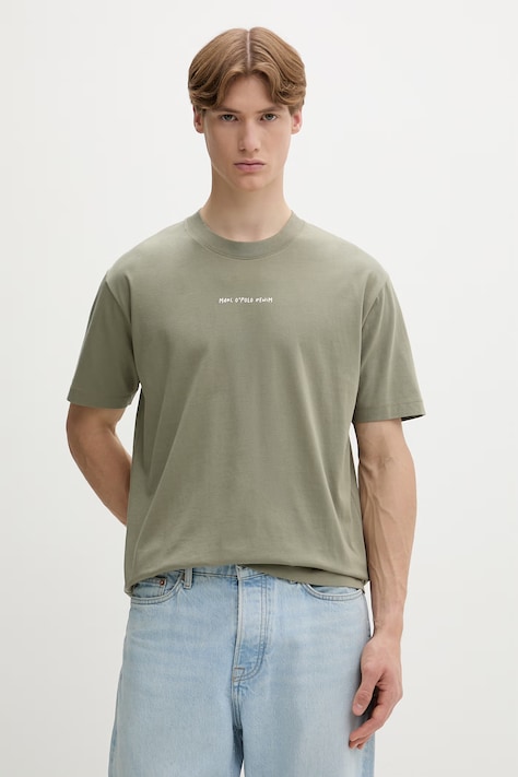Marc O'Polo T-shirt męski bawełniany zielony 5000010024