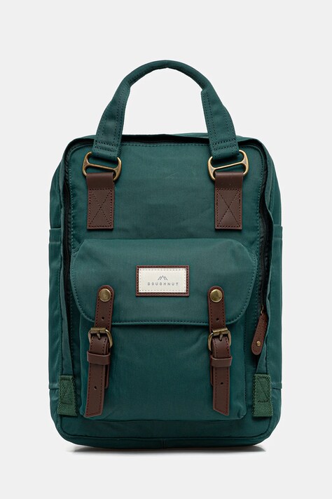 Doughnut rucsac barbati, culoarea verde, mare, neted