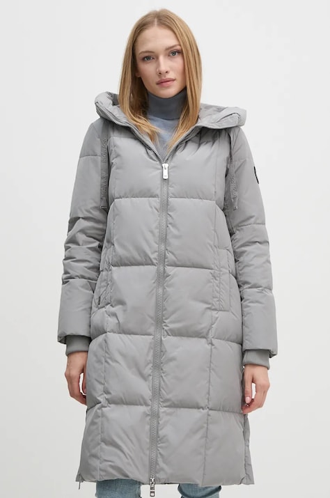 Mos Mosh geaca de puf femei, culoarea gri, de iarna