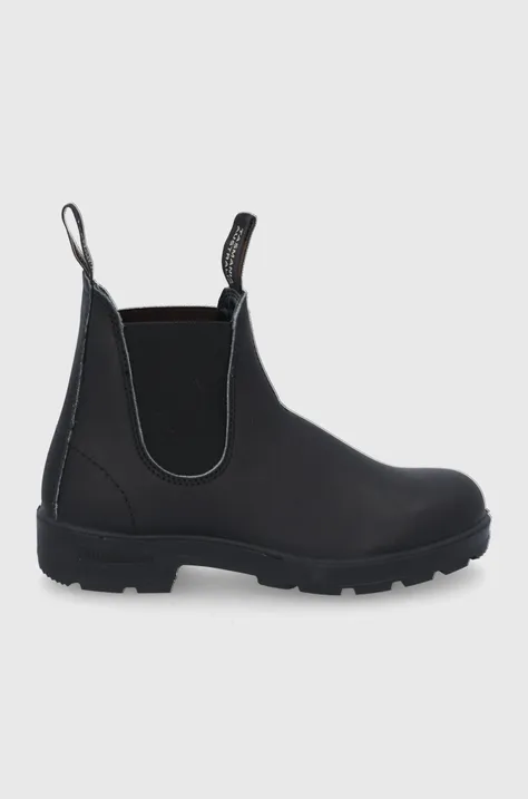 Кожаные полусапоги Blundstone 510 женские цвет чёрный на плоском ходу