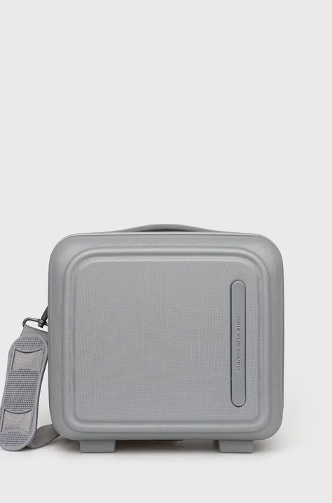 Kozmetična torbica Mandarina Duck srebrna barva