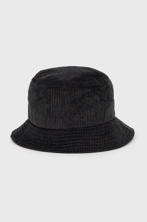 Шляпа из хлопка Volcom цвет чёрный хлопковый