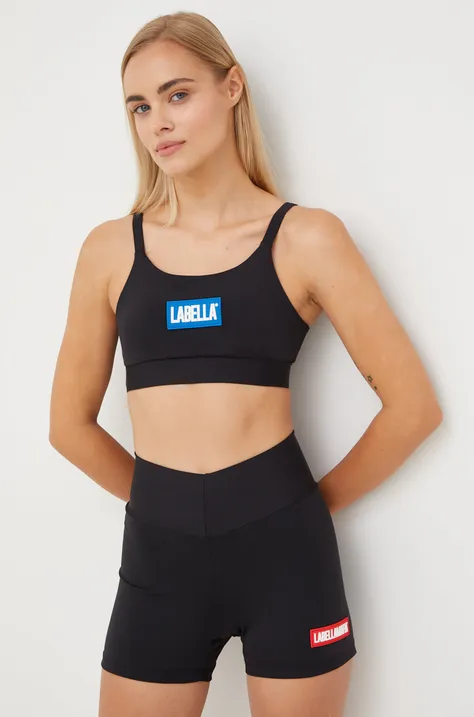 Топ и тренировочные шорты LaBellaMafia Go On женский цвет чёрный