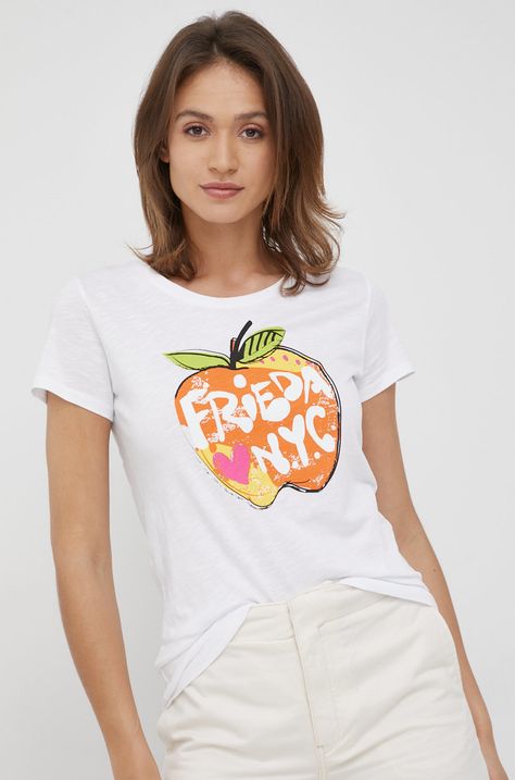 Хлопковая футболка Frieda & Freddies