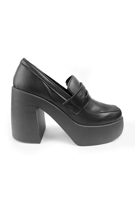 Туфлі Altercore Grace жіночі колір чорний каблук блок