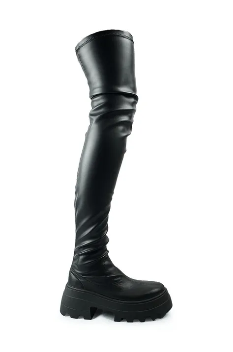 Elegantni škornji Altercore Calla ženski, črna barva