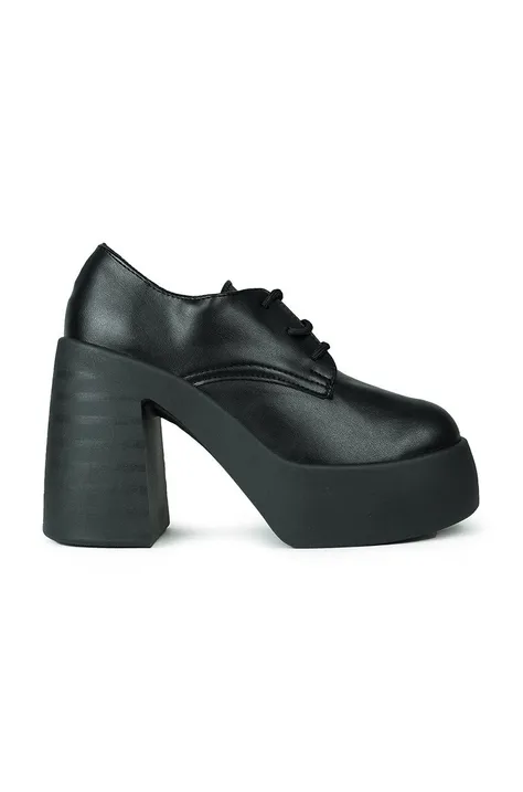 Туфлі Altercore Adeline жіночі колір чорний каблук блок