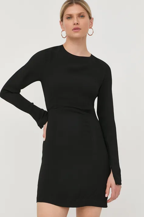 Сукня Herskind колір чорний mini облягаюча