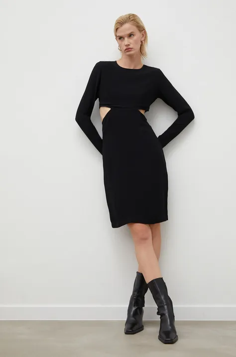 Φόρεμα Herskind χρώμα: μαύρο