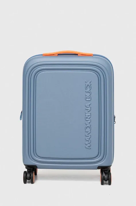 Mandarina Duck walizka LOGODUCK + kolor niebieski P10SZV24