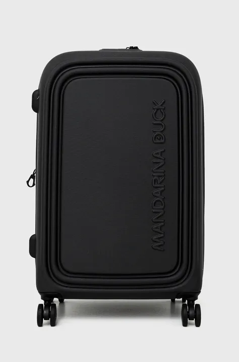 Mandarina Duck walizka LOGODUCK + kolor czarny P10SZV32