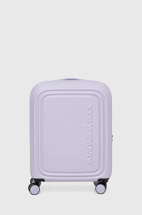 Kovček Mandarina Duck vijolična barva