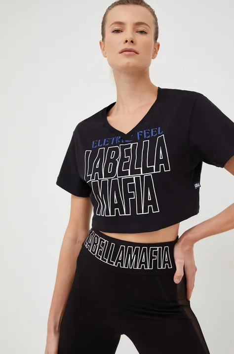 Тениска LaBellaMafia в черно