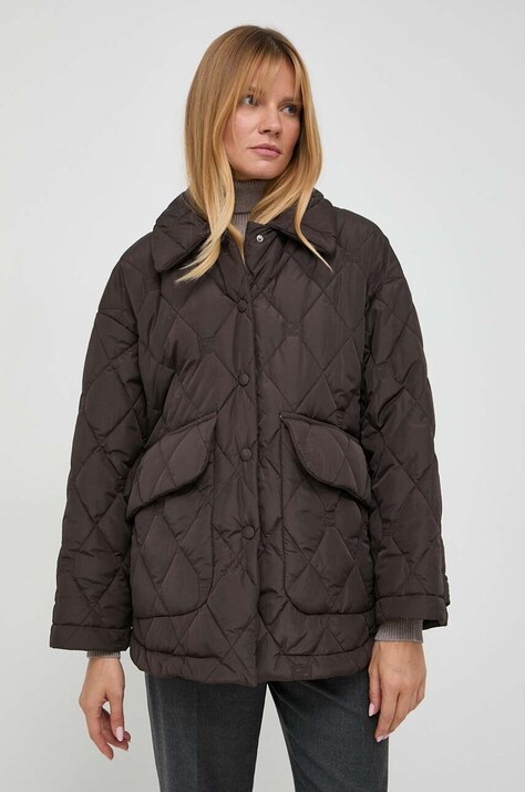 Jakna Beatrice B za žene, boja: smeđa, za prijelazno razdoblje