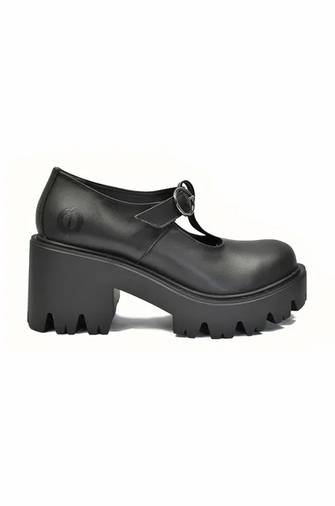Туфлі Altercore жіночі колір чорний на платформі Mary.Vegan