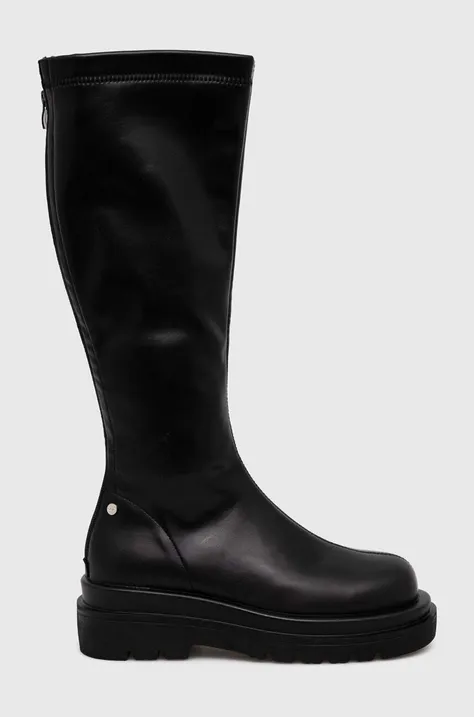 Elegantni škornji GOE ženski, črna barva, MM2N4068.BLACK