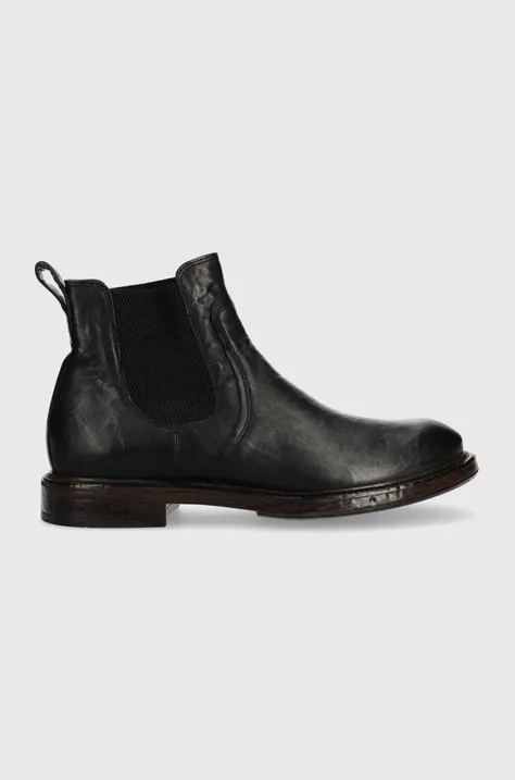 Kožne gležnjače Charles Footwear James za muškarce, boja: crna, James.Boots.Black