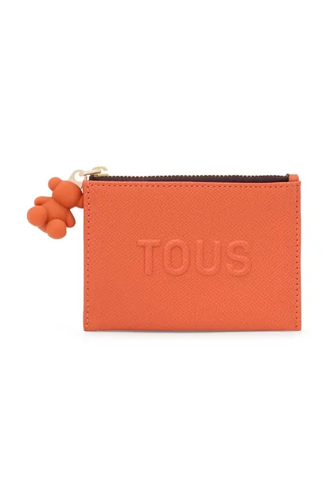 Tous portfel damski kolor pomarańczowy
