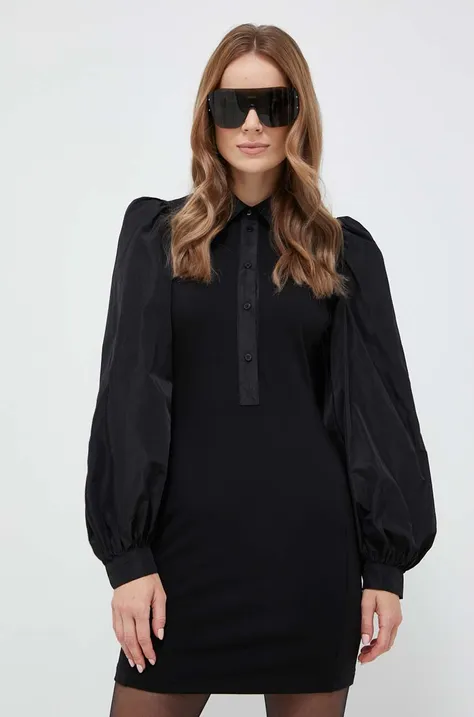 Сукня Silvian Heach колір чорний mini облягаюча