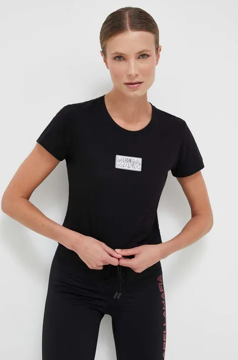 Majica kratkih rukava LaBellaMafia Must Have za žene, boja: crna