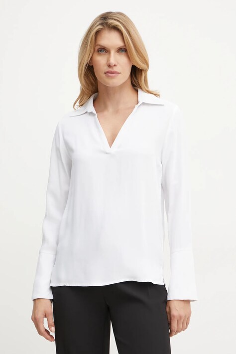 Silvian Heach bluza REUTER femei, culoarea alb, neted, GPA24288BL