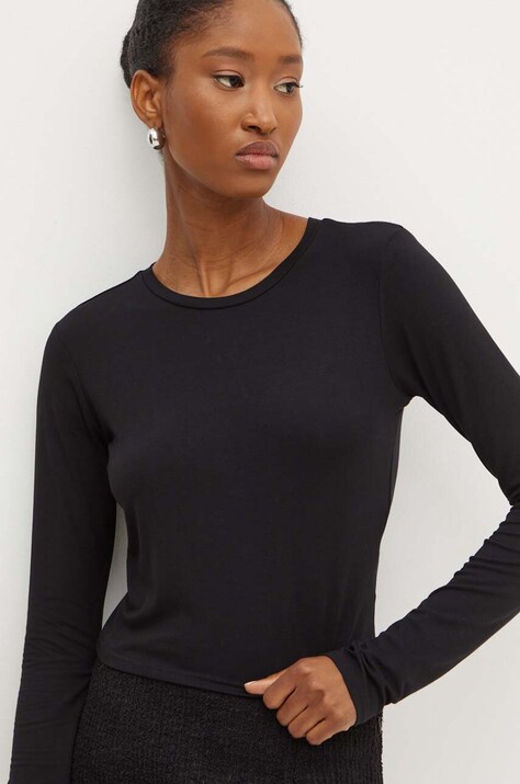 Silvian Heach tricou DROMI femei, culoarea negru, GPA24300TS