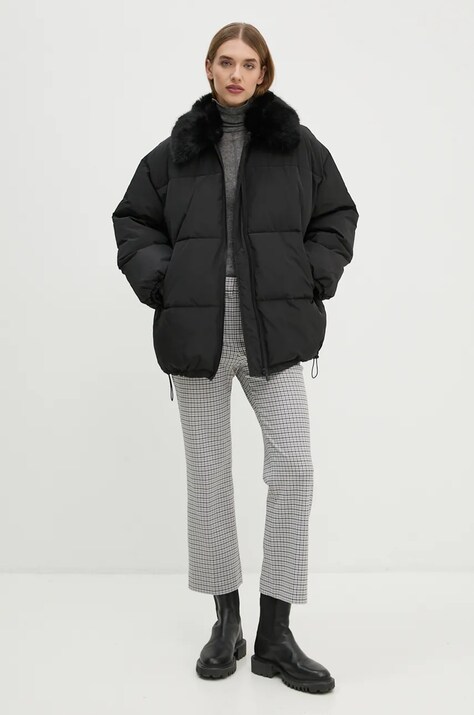 Куртка 2NDDAY Luis жіноча колір чорний зимова oversize 2245111505