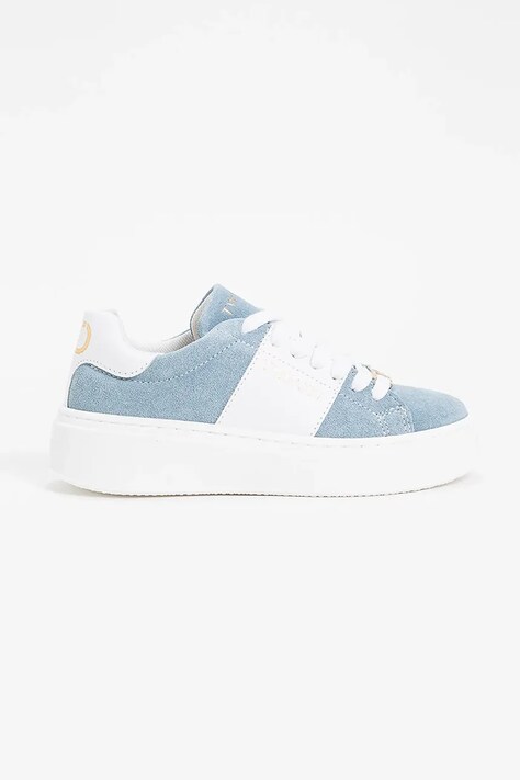 Twinset sneakers de piele întoarsă pentru copii 251GCJ01C