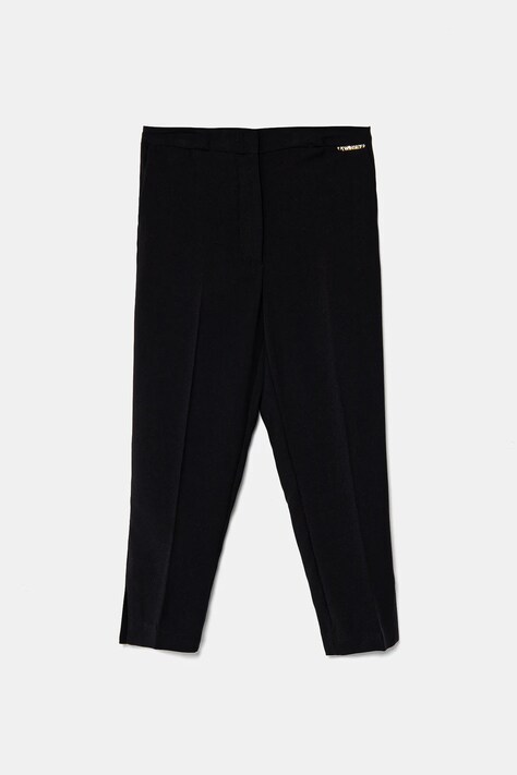 Дитячі штани Twinset колір чорний однотонні 251GJ2QN3