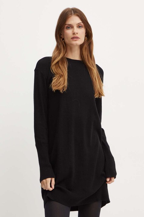 Silvian Heach rochie LUTIG culoarea negru, mini, dreaptă, GPA24278VE