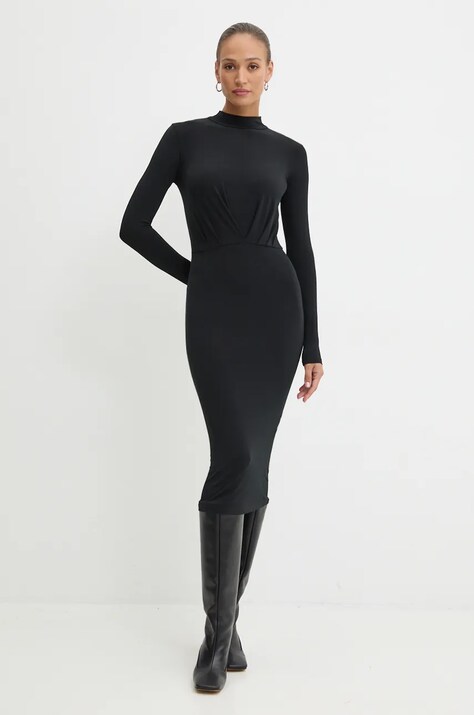 Silvian Heach rochie VILIA culoarea negru, mini, mulată, GPA24122VE