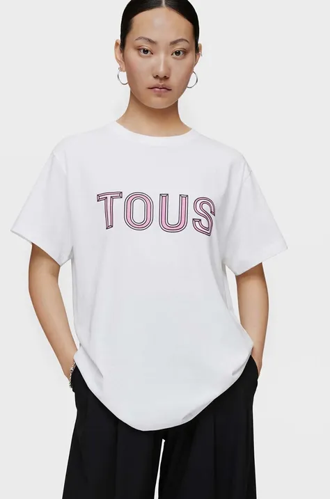 Tous t-shirt bawełniany damski kolor różowy 2002104713