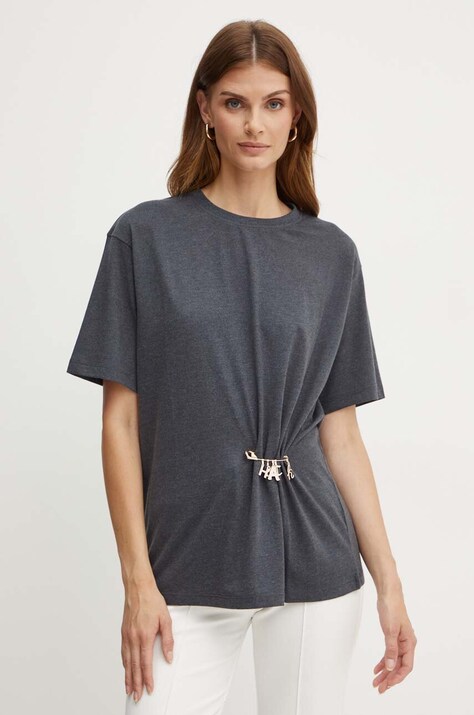 Silvian Heach t-shirt CHIKI donna colore grigio GPA24269TS