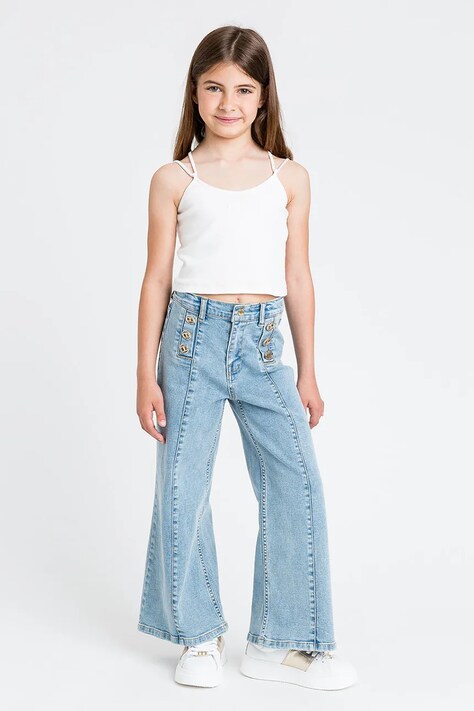 Twinset top copii culoarea alb, 251GJ2570