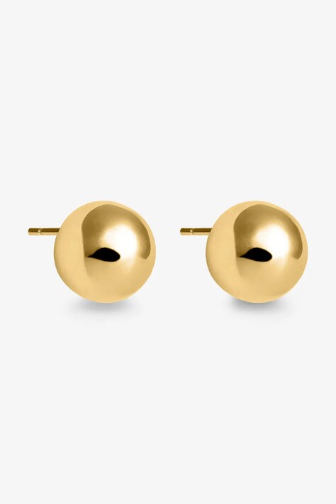 ANIA KRUK kolczyki srebrne pozłacane OVAL SSIKS0840Z