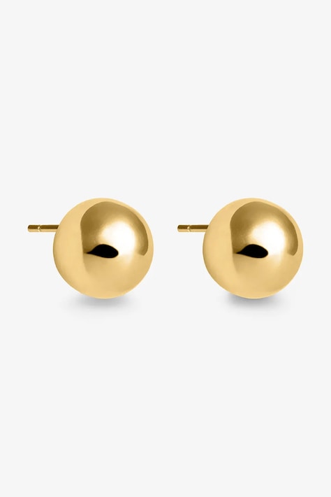 ANIA KRUK kolczyki srebrne pozłacane OVAL SSIKS0840Z