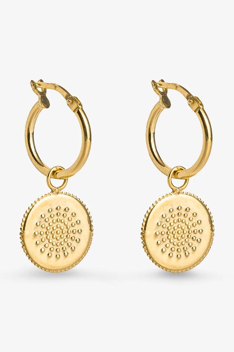 ANIA KRUK kolczyki srebrne pozłacane VINTAGE SMIKS0370Z