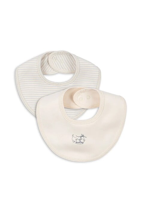 Fanga Fontana śliniak dwustronny niemowlęcy FIO STRIPE 2 PACK BIBS OCS 2-pack FA100040