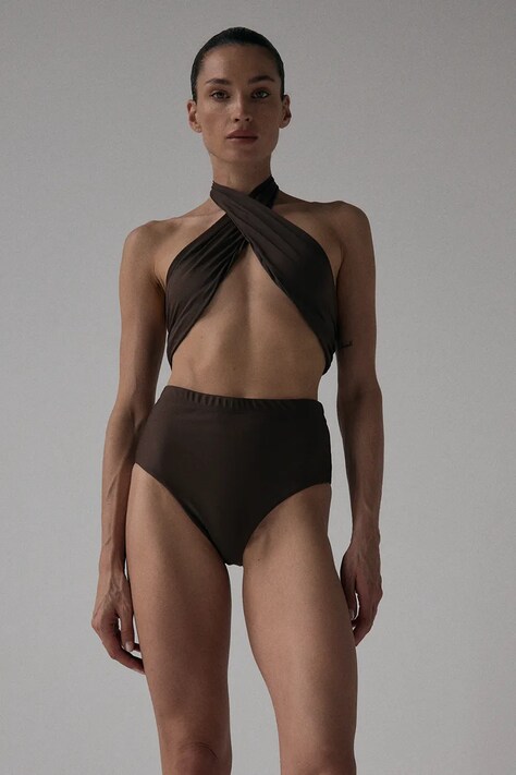 MUUV. figi kąpielowe OJALA kolor brązowy