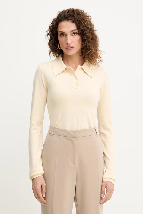 Silvian Heach sweter BUCERS damski kolor beżowy lekki GPA25555PO