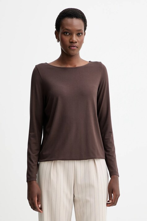 Marc O'Polo longsleeve kolor brązowy 511205252697
