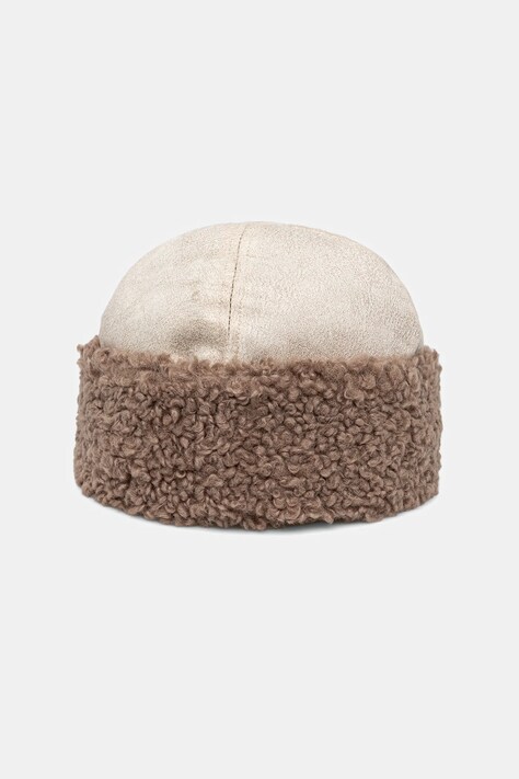 Bomboogie căciulă culoarea bej, din tricot gros, LW9376TPSF5