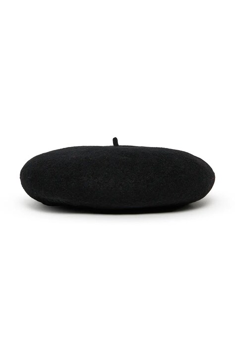 MAX&Co. beret wełniany dziecięcy MAXF9F HAT kolor czarny MX0245