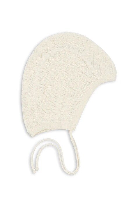 Fanga Fontana căciulă VENTI KNIT HAT GOTS culoarea bej, FA100004