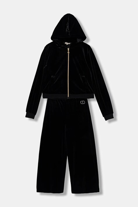 Twinset dres dziecięcy 2-pack kolor czarny 252GJ2030