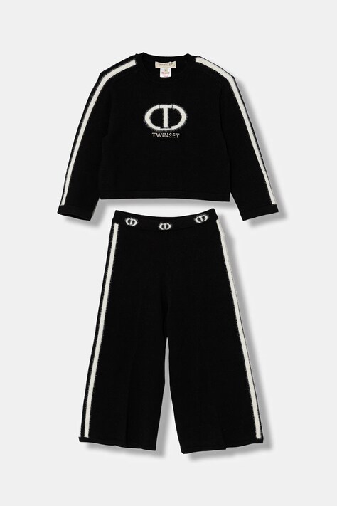 Twinset komplet dziecięcy kolor czarny 252GB302A