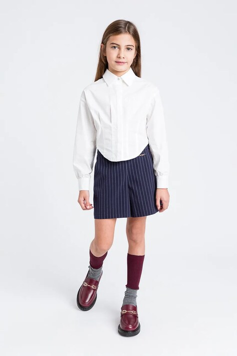 Twinset koszula dziecięca kolor biały 252GJ2300